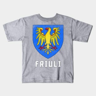 Friuli Venezia Giulia / Coat of Arms / Vintage Style Kids T-Shirt